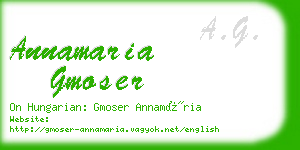 annamaria gmoser business card